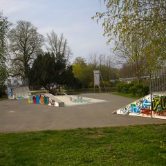 Skaterplatz mit Rampen