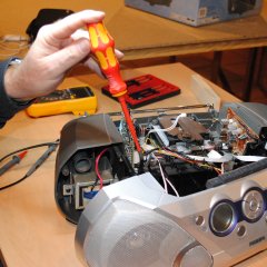 Reparatur eines CD-Players